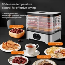 CHIGO 5-Layer Electric Food Dehydrator With Digital Timer And ...