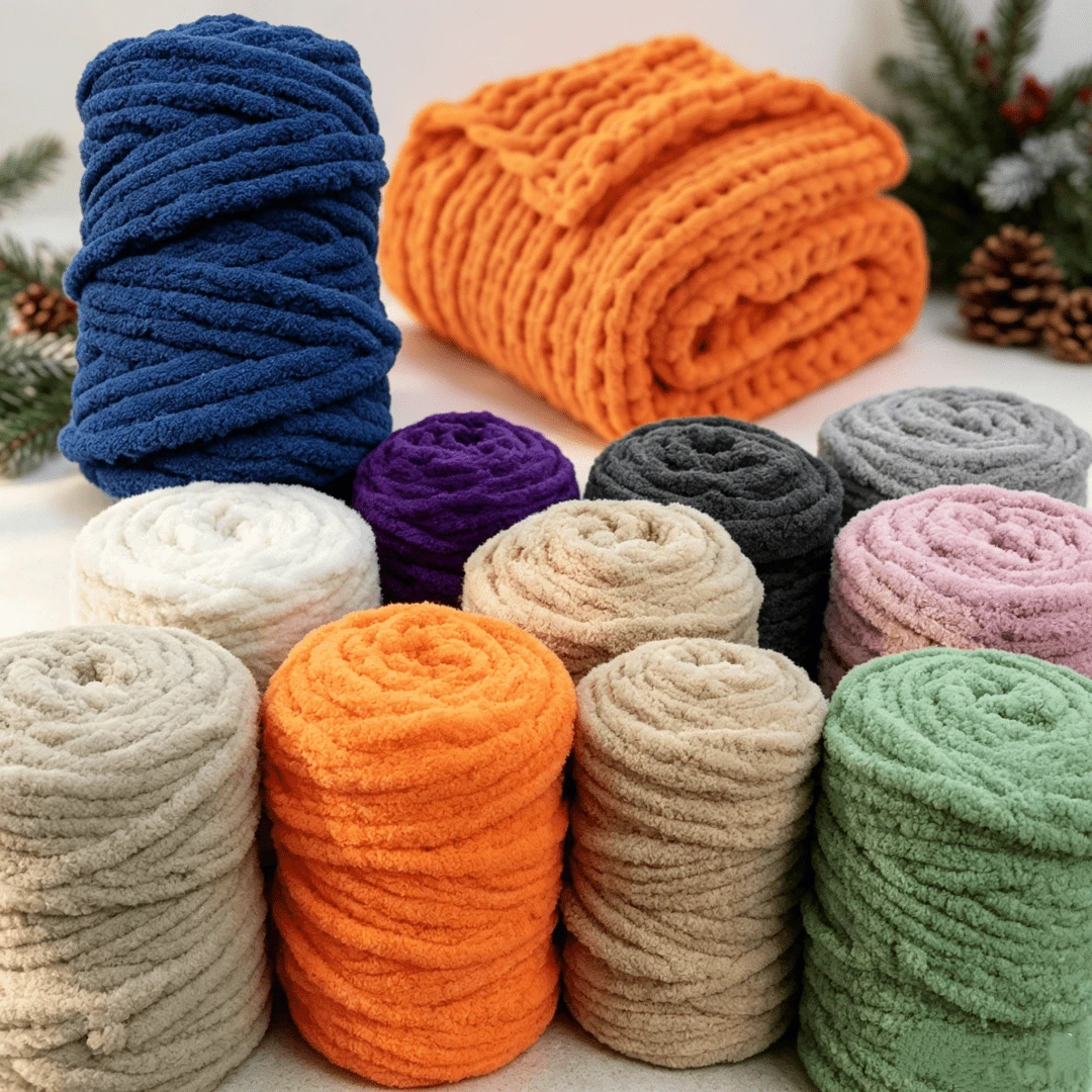 CLSUPER Super Chunky Thick Yarn 35.27oz Soft Thick Yarn, Suitable For Hand Knitting And Crochet, Warm And Comfortable, Can Make Blankets, Rugs, Pillows, Pet Beds, Bohemian Style Living Room Decor