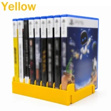 9-Slot Modular Video Game Case Organizer, Expandable Game Disc Storage Rack With Side Connectors, Color-Coded Vertical Display Holder For P3/P4/P5, XB Series X|S/One, NS/NS2, Blu-Ray & DVD Cases, Gaming Room & Collector Setup - View 11