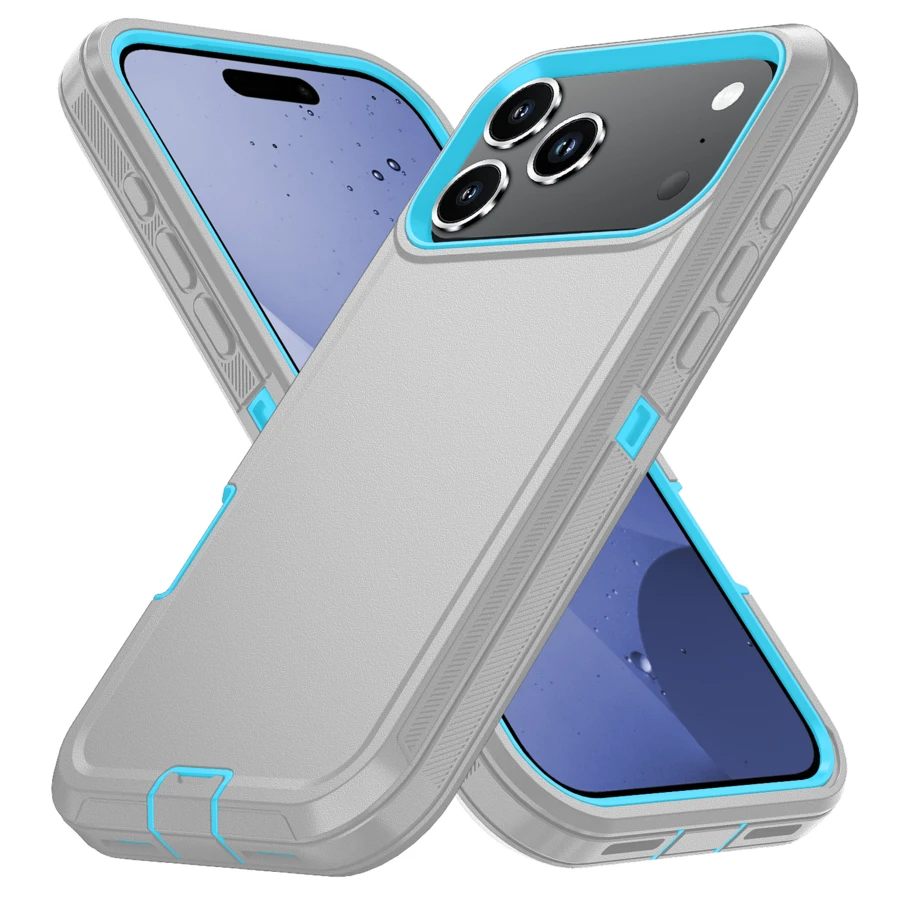 耐用 3 合 1 保護殼，相容 iPhone、Galaxy、HONOR 及其他手機