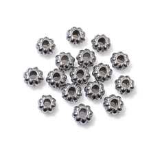 10pcs Stainless Steel Pumpkin Spacer Beads Charms DIY Jewelry Making Accessories For Necklace Bracelet Crafts Findings - Spacer Beads - View 6