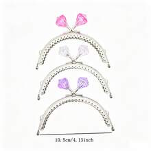 10.5cm Wallet Metal Frame, Handmade Bag Making Supplies, Wallet Making Clasp - Multicolor - View 3