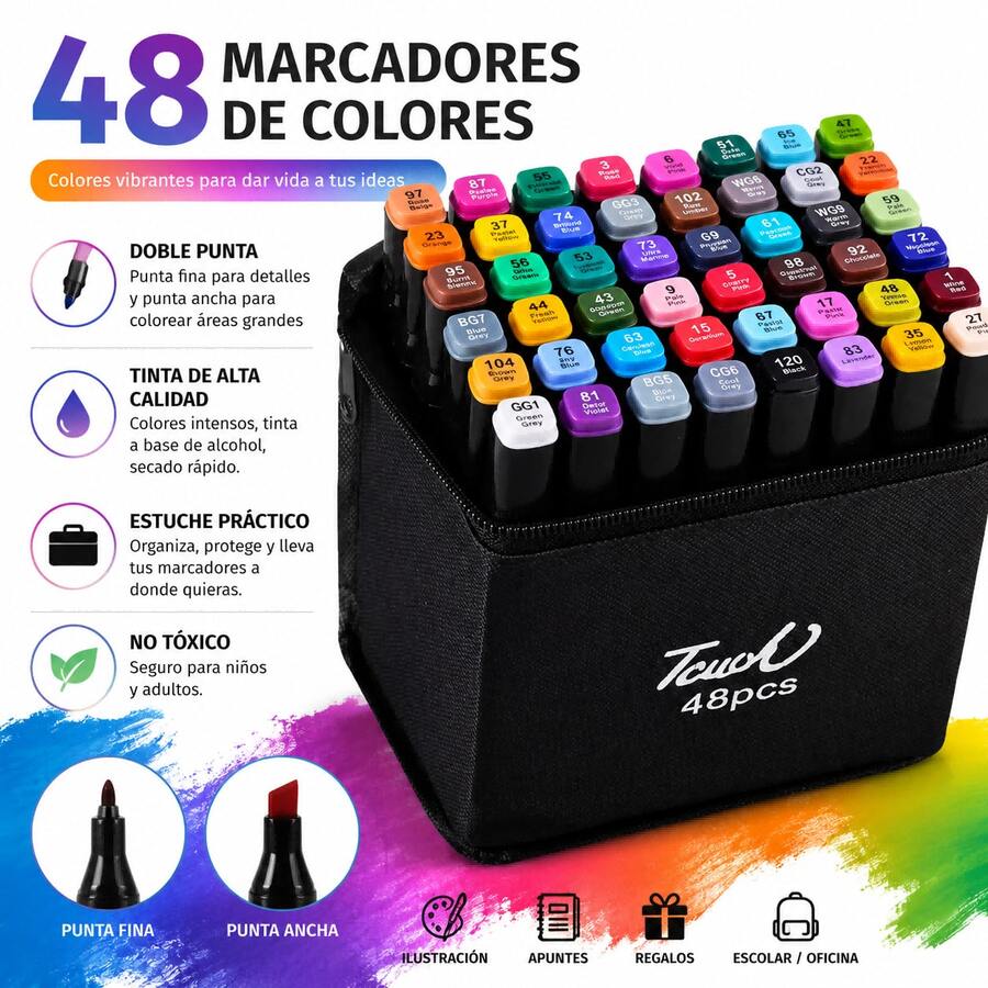 Kids Coloring Pens & Markers - Multicolor - View 1