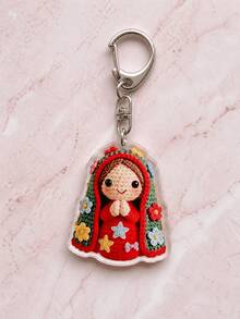1/10 Pcs 2D Acrylic Mary Keychain Set, Acrylic Keychain, Unisex Backpack Charm And Car Keychain, Couple Commemorative Pendant, Blessing And Grace Believer Gift, Suitable For Daily Use, Holidays, Religious Commemoration, Ramadan, Party, Baptism, Wedding And Church Events - Multicolor - View 17