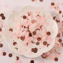 10g/50g 2.5cm Rose Gold Pink Round Colorful Confetti - Multiple Colors Available - View 4