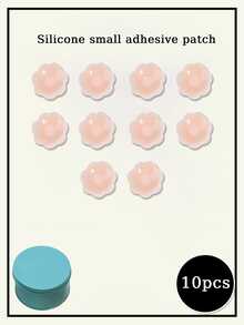 2/10/20pcs (With Case) Silicone Adhesive Nipple Covers, Compact And Portable, Suitable For Travel, Beach, Dresses, Camisoles, Bikinis - Multicolor - View 11