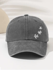 1pc Washed Baseball Cap With 4 Cute Little Turtles, Fashionable Minimalist Casual Versatile Style, Sun Protection All-Season Unisex, Outdoor Sports Adventure Beach Vacation - Washable Cap 4 - View 21