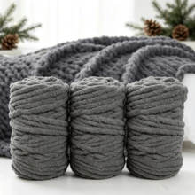 CLSUPER Super Chunky Thick Yarn 35.27oz Soft Thick Yarn, Suitable For Hand Knitting And Crochet, Warm And Comfortable, Can Make Blankets, Rugs, Pillows, Pet Beds, Bohemian Style Living Room Decor - Multicolor - View 12