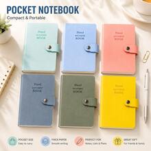 Portable A6 Pocket Notebook With Pen Holder, Compact Lined Journal With Snap Closure For Notes, Planning, Work & Travel - A6 - View 3