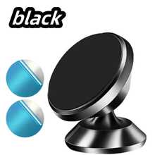 1pc Iron Alloy Magnetic Car Handheld Support Bracket, Strong Magnetic Side Handheld Support, Car Steering Wheel Fixed Handheld Support, Car Interior Accessory, Road Trip Essential, Summer Travel Gear, Father's Day Gift, Memorial Day - Classic Round Style - View 10