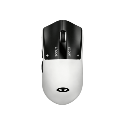 Ratón Gamer Inalámbrico Tri‑Modo MageGee Scout, Ratón Recargable 2.4G Bluetooth Type‑C con Cable, DPI Ajustable hasta 12000, Diseño Ergonómico para PC Portátil Pad Windows Gaming Oficina Regalo
