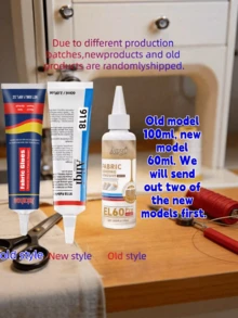 Strong Washable Fabric Glue - Transparent Color-Changing Adhesive, Suitable For Sewing, Crafts And Clothing Repair - Seamless Alternative Solution W (You May Receive One Of The Designs. The Interior Is Also High Quality!) - A - View 10