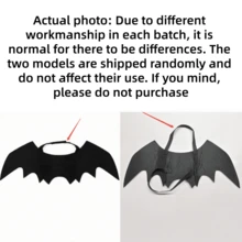 1pc/Set Halloween Hat Pet Bat Wings, Dog Cat Costume Outfit, Dress-Up Pet Bat Wings, No Candy Halloween Trick Or Treat Costume - Multicolor - View 10