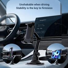 360° Rotatable Cup Holder Tablet Mount – Universal Adjustable Arm Stand For IPad & Phones, Car Backseat Entertainment Accessory - A - View 4