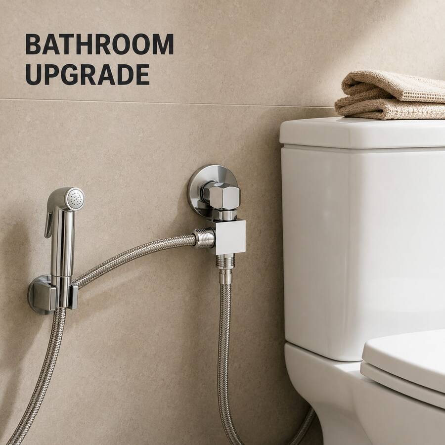 Universal Dual‑Outlet Faucet Water Splitter, 1 To 2 Way Tap Converter Adapter, Anti‑Leak Plumbing Fitting For Laundry, Toilet Sprayer, Garden Hose Connection - Multi-color - View 1