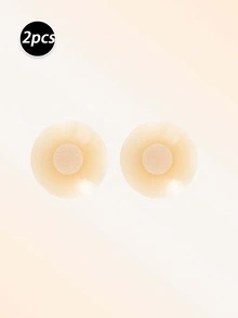 2pcs/10pcs Invisible Bra Pads, Flower Design, Soft Silicone Invisible Design, Comes With Blue Christmas Style Jar, Suitable For Daily Wear, Travel, Party, Pool, Home And Formal Occasions, Suitable For Backless Sleeveless Evening Gowns, Daily Wedding Dresses And Matching Accessories - Multi-color - View 11
