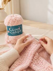 3 Rolls Faux Fur Yarn, Soft And Easy To Knit, Suitable For Knitting Scarves, Hats, Coats, Blankets, Various High-End Home Decor, DIY Crafts. - Multicolor - View 5