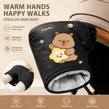 1pc Winter Handlebar Mitts, Windproof Fleece Lined Bike Handlebar Gloves With Warmth Protection Design, Cold Weather Riding Accessories For Electric Bike, Scooter, Motorcycle & Outdoor Cycling - Multicolor - View 2