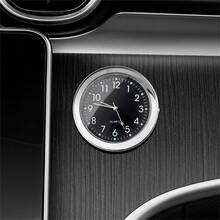 1pc Royal Blue Luminous Car Clock - Mini Quartz Analog Stick-On Car Dashboard Clock - Premium Car Accessory - Car Interior Decor - Royal Blue - View 11
