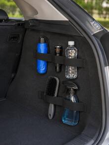 2Pcs Self-Adhesive Car Trunk Storage Strap, Magic Tape Fixing Belt For Auto Trunk Organizer, Holds Tools Water Bottles Umbrella, Car Interior Accessory - Multicolor - View 7