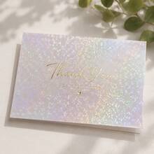 1 Roll Holographic Glitter Vinyl Roll, 21*300cm Waterproof Self-Adhesive Laser Film, Suitable For DIY Stickers, Crafts, Scrapbooking And Home Decor - Circular Dots - View 4