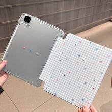Protective Case Compatible With Ipad 11th Gen, A16 Case, High Transparency Acrylic Back With Pencil Slot, Smart Sleep/Wake, Protective Case, Compatible With IPad 10th Gen, 9th Gen 10.2", 8th Gen 10.2", Air 11th Gen Case, Compatible With Redmi Pad 2 11" Tablet Protective Case, Matepad Case, Compatible With Huawei Matepad SE 11" Case - Baby Blue - View 10