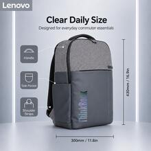 1pc Lenovo Computer Backpack Compatible For 15.6‑Inch Laptop, Ergonomic Shoulder Straps, Multi‑Purpose For Daily Commute, Business Travel & Office Use - View 8