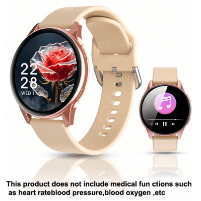 Jam Tangan Pintar Baru untuk Pria dan Wanita dengan Layar Sentuh Penuh Definisi Tinggi 1,53 Inci, Mendukung Panggilan Nirkabel, Notifikasi SMS, Alarm, Berbagai Mode Olahraga, Fotografi Jarak Jauh, Pemutaran Musik, dan Lainnya. Kompatibel dengan Ponsel Pintar iOS dan Android. Sempurna sebagai Hadiah untuk Hari Valentine, Paskah, Hari Ibu, Hari Ayah, Halloween, Thanksgiving, dan Natal.