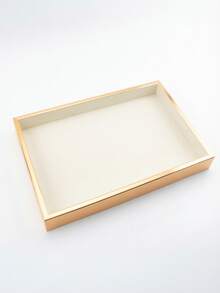 Premium Stackable Metal Frame Velvet Jewelry Display Tray, Multi-Compartment Design, Suitable For Rings, Necklaces, Bracelets, Home Decor, Retail Counter, Live Streaming Props, Gifts - Same Style, Multiple Colors and Sizes - View 11