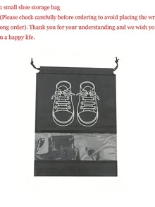 1pc Foldable Shoe Box Dust-Proof Storage Organizer, Essential For School Dorm, Travel Necessity, Summer Special Offer, Halloween Gift - Multicolor - View 16