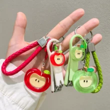Dopamine Niche Tennis Sports Cute Bag Charm Car Keychain Decoration - Multicolor - View 2