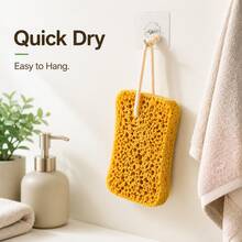 Soft Exfoliating Bath Sponge With Hanging Loop, Body Shower Sponge For Cleansing & Daily Bathing - View 2
