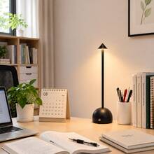LED Multi-Function 3-Color Desk Lamp, USB Rechargeable, Touch Switch, 3 Light Modes Switchable, Adjustable Brightness, Atmosphere Enhancing, Home Decor Night Light, Portable And Easy To Place, Suitable For Living Room/Bedroom/Study/Office/Dining Room, Perfect Gift - Desk Lamp - View 5