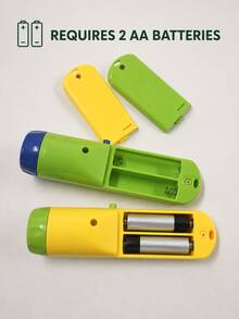 Dinosaur Projection Flashlight Story Machine, Children's Educational Bedtime Toy With Cartoon Pictures, Requires 2 AA Batteries, Kids Toy - Flashlight - View 12