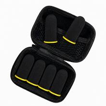 30 chiếc bao ngón tay cảm ứng sợi carbon siêu mỏng thoáng khí chống mồ hôi, kèm túi đựng da màu đen, phù hợp cho điện thoại và thiết bị, điều chỉnh được cho hầu hết kích cỡ ngón tay, thiết kế nhỏ gọn nhẹ, điều khiển mượt mà chính xác khi chơi game - Nhiều màu - Xem 5