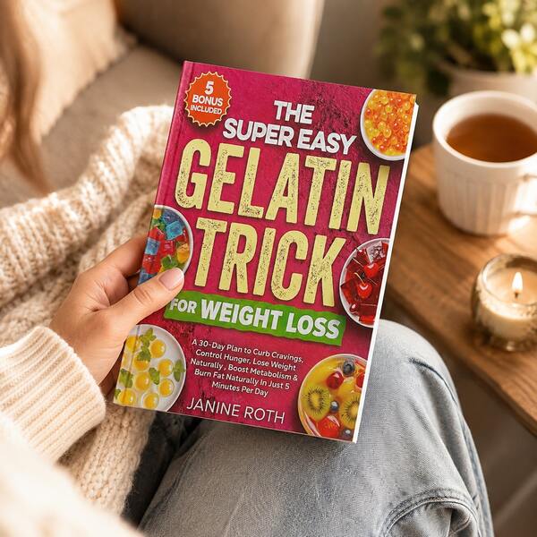 Simple Gelatin Weight Loss Recipe Book, Jelly Dessert Weight Loss 30-Day Plan Guide, With 5 Bonus Contents, Helps Suppress Appetite, Control Hunger, Natural Weight Loss, Boost Metabolism, Only 5 Minutes Daily For Easy Fat Burning, Includes Multiple Gelatin Dessert Recipes, Suitable For Low-Calorie Jelly Snacks During Weight Loss, Healthy Light Eating Reference Book, Weight Loss Diet Planning Tool, Homemade Low-Calorie Dessert Learning Book, Healthy Calorie Control Recipe Reference Book