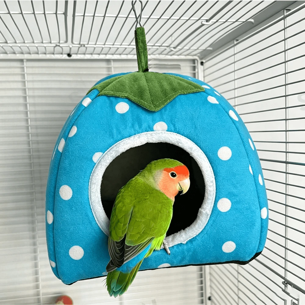 1PC Household Solid Color Parrot Warm Nest Hammock