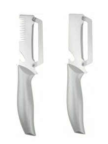Heavy-Duty Stainless Steel Peeler And Slicer, Thick Blade. Suitable For Various Fruits. This Multi-Functional Peeling And Vegetable Slicing Tool Is A Practical Kitchen Gadget For Home Use And Outdoor Picnics. , Portable Kitchen Gift, Holiday Gift - Multicolor - View 13