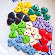 10/20pcs Heart-Shaped Two-Hole Buttons - Hand-Sewn Clothing Heart Buttons, DIY Handmade Sewing Supplies, Durable Plastic, Suitable For Sweaters, Pajamas, Knitwear, Hats, Embroidery, Needlework, Crochet And Handmade Crafts - One Size - View 5