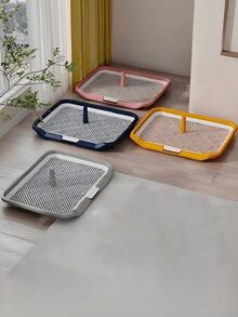 Thickened And Durable Pet Toilet. The Grid Is Resistant To Deformation, Detachable And Easy To Rinse, Simple To Maintain. Keep Your Home Clean And Fresh With Pets, Multiple Colors Available. - Pink - View 7