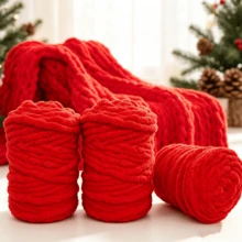CLSUPER Super Chunky Thick Yarn 35.27oz Soft Thick Yarn, Suitable For Hand Knitting And Crochet, Warm And Comfortable, Can Make Blankets, Rugs, Pillows, Pet Beds, Bohemian Style Living Room Decor - Multicolor - View 4