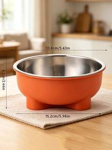 Custom Stainless Steel Pet Bowl, Personalized Detachable Universal Dog & Cat Food Bowl, Easy To Clean Design, Non-Slip Durable Feeding Bowl, Suitable For Small & Medium Dogs & Cats Pet Supplies Food & Water Bowl, Indoor & Outdoor Use - Multicolor - View 8