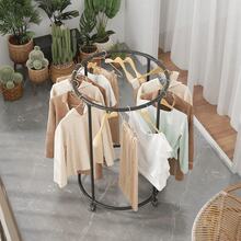 360° Rotating Hexagonal Heavy-Duty Rolling Clothes Drying Rack With Wheels, Strong Load-Bearing Capacity, Stylish Design, Multiple Options, Space-Saving, Sturdy Metal Floor-Standing Multi-Bar Drying Rack, Suitable For Bedroom, Balcony, Room, Dorm, Hotel, Holiday Gift - Multicolor - View 4