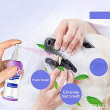 YEGBONG 60ml Pet Oral Care Spray For Dogs & Cats - Freshens Breath With Xylitol, Menthol & Coconut Extract - Easy Dental Hygiene Solution For Bad Breath Control & Daily Pet Health,Quick Ship Items,Free Shipping - Mauve Purple - View 7