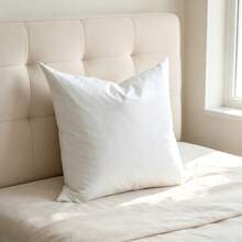 White Duck Goose Feather Down Square Pillow Insert 18x18 20x20 21x21 Inch Soft Fluffy Cotton Down-Proof Cover Cushion Core Stuffed Throw Pillow Inner For Sofa Bed Home Hotel Decor - White - View 17