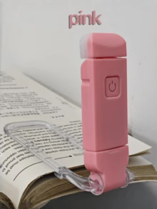 New Foldable USB Rechargeable Reading Light, Eye-Protection Reading/Night Light, Suitable For Night Use, 3 Light Colors, 3 Brightness Levels, White Shell, Includes Book Clip, Portable And Easy To Store - A - View 13