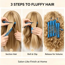 12pcs/24pcs/36pcs Hair Curling Rods, Styling Tool Set, Manual Hair Curling Rods Set, Create Voluminous Curly Hairstyle, Natural Hair Curling Rods, Cold Perm Hair Curling Rods, Hair Curling Rods Styling Hair Care Tools - Multicolor - View 10