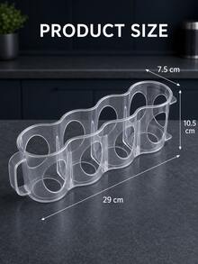 1pc Clear Plastic Beverage Can Storage Box - Stackable Non-Beverage Organizer, Ideal For Soda, Soft Drinks, And Beer Cans; Space-Saving Storage Box For Canned Beverages, Perfect For The Refrigerator, Pantry, And Kitchen Countertops - Multicolor - View 7
