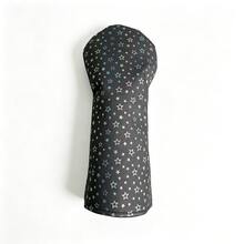 Colorful Star Pattern Golf Club Head Cover, PU Waterproof Fabric, Multi-Size Golf Club Protective Sleeve - Black - View 7