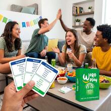 Word Play Forbidden Word Party Card Game, 55 Pcs Word Guessing Challenge Game For Adults, Fun Interactive Game For Halloween Christmas Holiday Gathering, Family Game Night, Perfect Entertainment Gift For 4+ Players,14+ - View 4